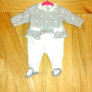 Mayoral 0 to 1 month one piece button up